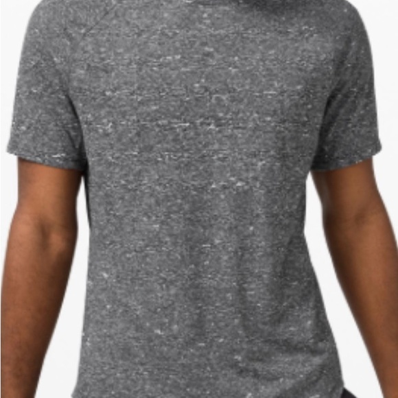 Lululemon Men's Gray Speckled T-Shirt - Picture 2 of 3